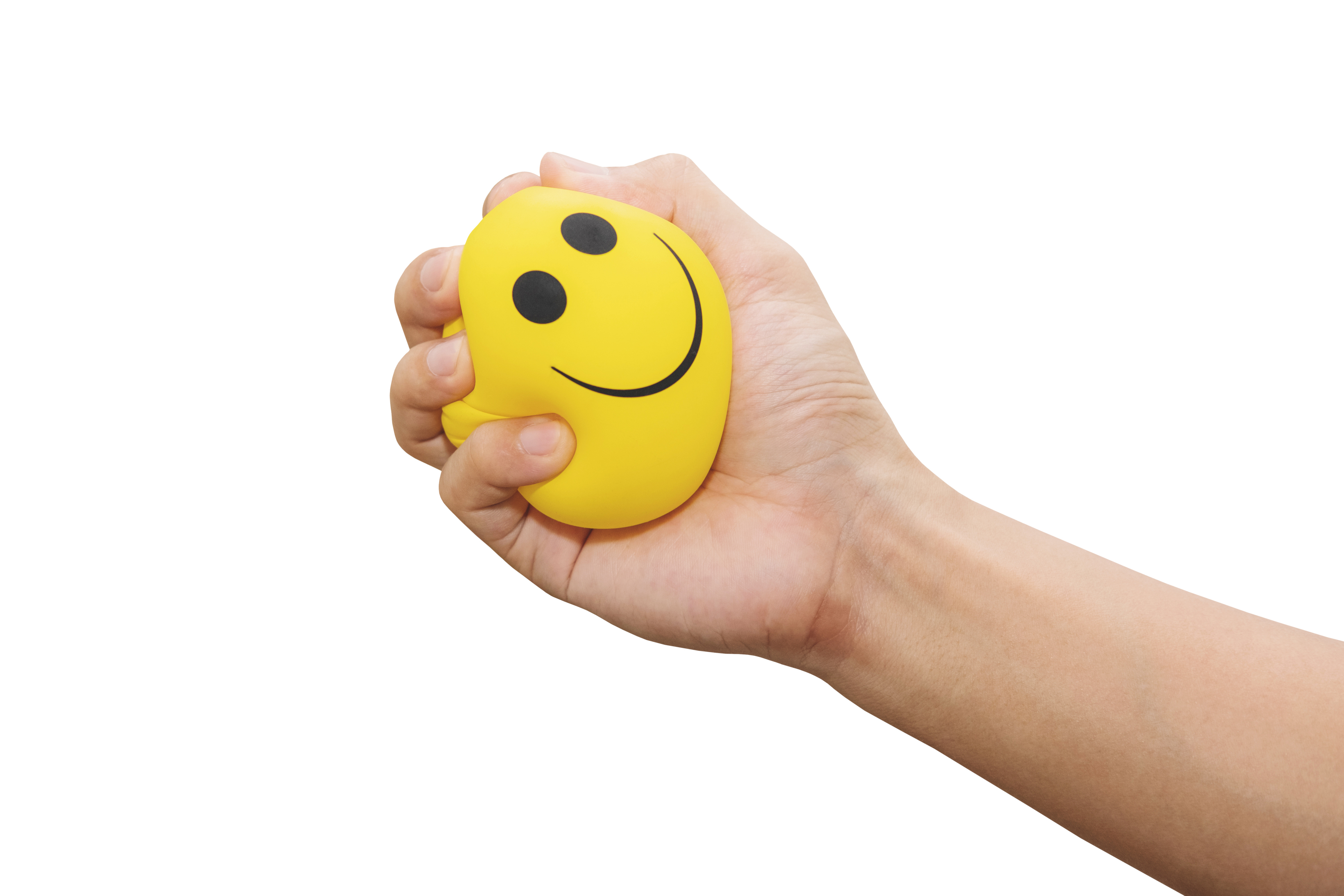 Hand met smiley