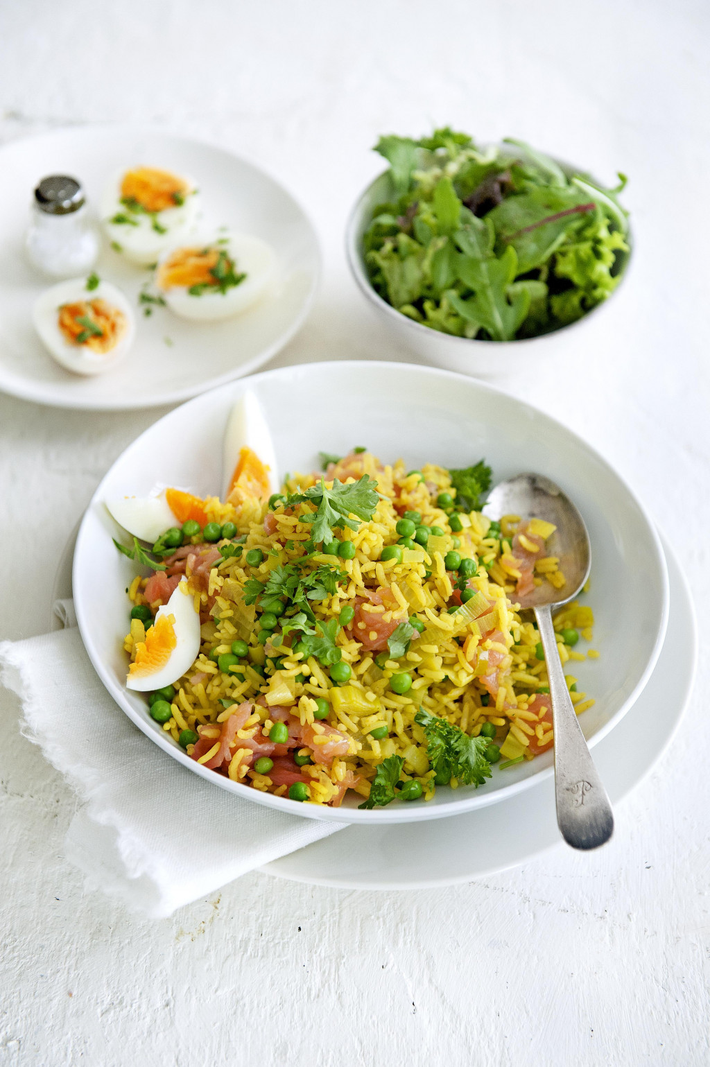 Zomerrecept kedgeree met zalm & ei Gezond Idee mooi weer buitenlucht recept lekker smullen