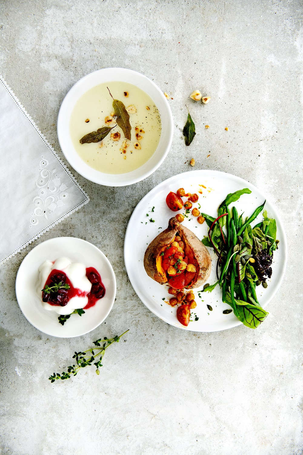 vegetarisch kerstmenu