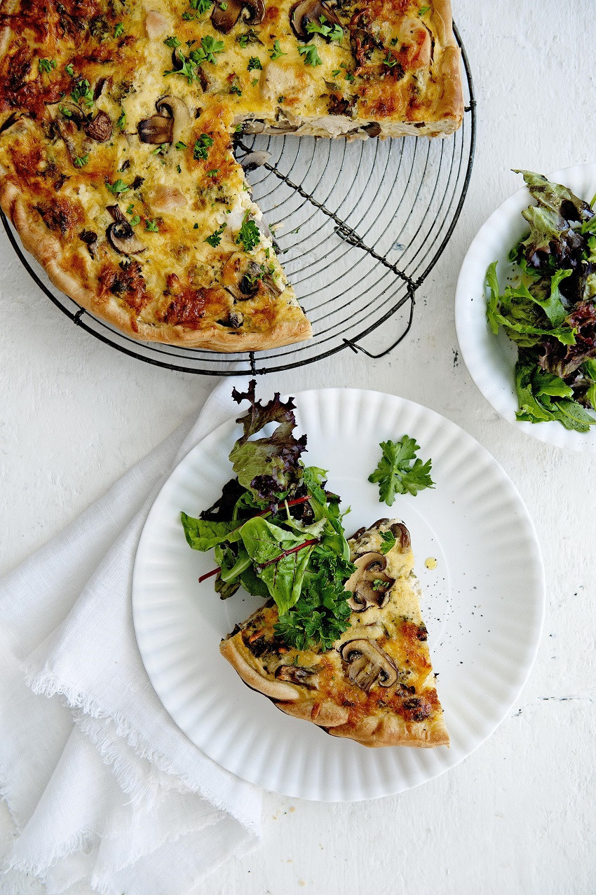 eiwitrijke quiche
