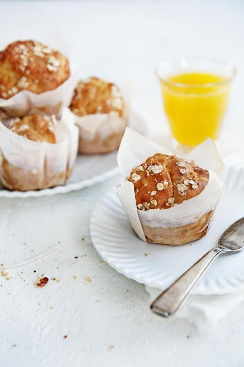 eiwitrijke havermoutmuffins